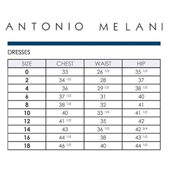 NWT! Antonio Melani Dark Blue Isis Dress - Picture 8 of 8